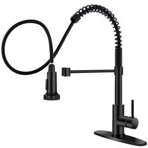 <span class=keywords><strong>Robinet</strong></span> d'évier moderne à double mode en acier inoxydable avec sortie d'eau chaude et froide, avec fonction extractible, base à ressort pour <span class=keywords><strong>robinet</strong></span> de cuisine transfrontalier - Product Image 4