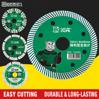 Nueva Disco de Corte de Diamante Ultrafino Verde de 105MM para Vidrio y Cerámica, Herramienta de Corte de Vidrio