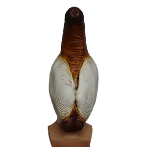 Masque éléphant TIANHONG, taille unique, en latex, accessoire de costume animal pour fête d'Halloween - Product Image 2