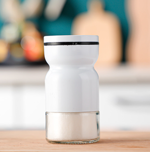 <span class=keywords><strong>Bouteille</strong></span> à épices en verre en acier inoxydable en forme de <span class=keywords><strong>sablier</strong></span>, récipient de stockage de sel et de poivre pour la cuisine, flacon à compartiments pour assaisonnements - Product Image 4