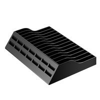 Boîte de rangement pour cartes de jeu Nintendo Switch 2, grande capacité, 14 emplacements, support de rangement pour cartes de jeu Nitendo Switch 2 avec antidérapant