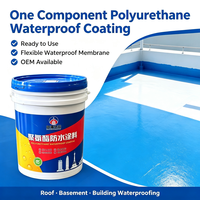 Revêtement imperméable en polyuréthane à base d'huile, haute résistance, haute adhérence, économique, directement de l'usine, pour piscine, salle de bain