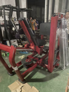 آلة ضغط الساق لتمارين عضلات الساق، مصنوعة من أنابيب فولاذية Q235، قابلة للتعديل مع أوزان قابلة للضبط، مثالية للصالات الرياضية - Product Image 2