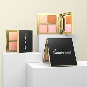 Boîte d'emballage de Palette d'ombres à paupières en or personnalisée, emballage d'ombres à paupières de 26mm - Product Image 1