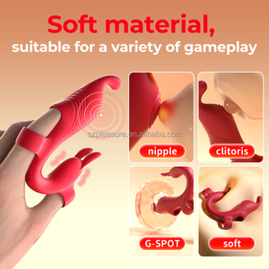Оптовый клиторальный стимулятор <span class=keywords><strong>G-spot</strong></span> массажер с USB зарядкой водонепроницаемый вибратор для пальцев для женщин - Product Image 3