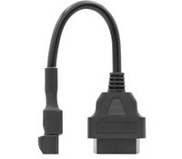 Cable Adaptador de 16 Pines OBD 2 OBD2 Hembra a 3 Pines para Motocicleta KYMCO
