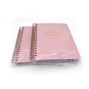 Carnet A5 personnalisé avec impression dorée, couverture en PU et carton, reliure spirale, style mini-carnet, emballage cadeau en boîte - Product Image 5