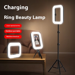 New RGB điện thoại cầm tay Vòng video điền ánh sáng dọc chụp ổn định với Built-in pin cho microphone tiktok Youtube - Product Image 4