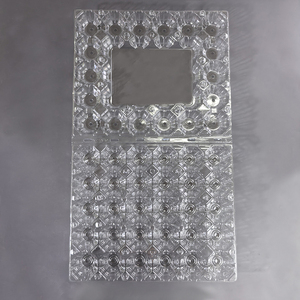 30-Grid PET Disposable Transparent Egg Trays & Storage <b>Boxes</b> for Sushi Juice Noodle Hamburger Chewing Gum & Jelly Food Storage - Product Image 5