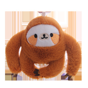 Venta al por mayor nuevos y superventas mono perezoso juguetes de peluche pequeño mono figuritas muñecas llaveros colgantes y muñecas de tela - Product Image 5