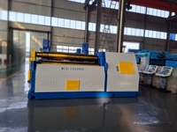 Machine à rouler les tôles automatique de 6 mètres, moteur de 11 kW, pour la construction en acier au carbone et en aluminium