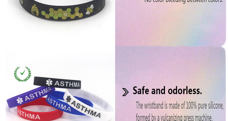 Braccialetto Silicone (individuale, SI, 5g) Come Giveaways Su  | Codice Articolo 305135 - Foto 6