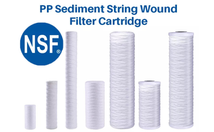 Cartouche filtrante à eau en <span class=keywords><strong>PP</strong></span> de 10 pouces, enroulée, pour usage domestique et hôtelier, prétraitement d'osmose inverse, OEM - Product Image 6