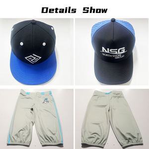 ABD Beden Standart Beyzbol Üniforması Sweatshirt Pantolon Isı Transfer Baskılı Fileli Nefes Alabilen Erkek Özel Beyzbol Forması Takımları - Product Image 5