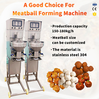 Falafel automatique de boulettes de viande de boeuf de boule de poisson de poulet formant le fabricant de machine à rouler de moulage