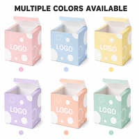 Boîte mystère en papier couché vert menthe avec logo personnalisé pour l'emballage de figurines d'art et de jouets Pop, vente en gros, écologique, pour jouets de créateurs
