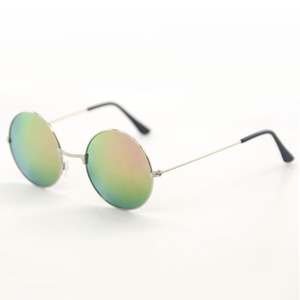 Gafas de Sol Unisex Redondas con Montura Metálica Dorada, <span class=keywords><strong>Lentes</strong></span> AC, Moda Popular, Mercancía Disponible, Alta Calidad, Entrega Rápida - Product Image 5