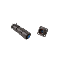 Connecteurs circulaires miniatures à baïonnette série Longli Q/FQ IP67/IP68/IP69 4 cœurs 4 broches -55~+100°C, connexion rapide par clip, câble industriel