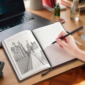 Многофункциональный блокнот-ежедневник из бумаги и искусственной кожи с возможностью индивидуализации, минималистичный дизайн, печать по индивидуальному заказу, с логотипом, рекламный планировщик - Product Image 3