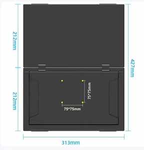 15.6 "แบบพกพาพับได้หน้าจอคู่แล็ปท็อปจอ<span class=keywords><strong>ม</strong></span>อนิเตอร์1080P FHD สายเดี่ยวขาตั้งในตัว - Product Image 4