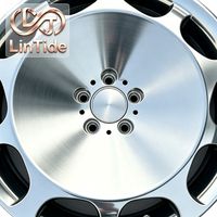 Rines de Aleación Forjada con Acabado Espejo Pulido, Diseño Vintage de 10 Cavidades, para Modificación de Autos