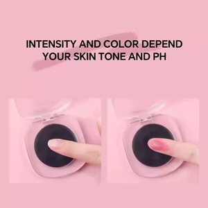 Private Label bianco e nero crema guancia fard <span class=keywords><strong>tinta</strong></span> riscaldamento magico colore che cambia la tavolozza singola trasparente vegana - Product Image 4