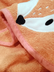 Serviettes de bain pour enfants, douces, à séchage rapide, antimicrobiennes, en coton, avec capuche, serviette de bain pour bébé, logo personnalisable, serviette de bain en forme d'animal tissée - Product Image 3
