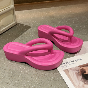Sandalias de Playa de Moda, Chanclas Cómodas con Plataforma y Cuña, Chanclas de Verano para Mujer - Product Image 4