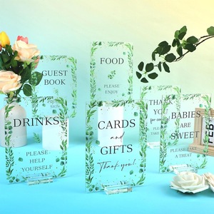 Porta Tarjetas de Mesa Acrílico con Diseño de Diamantes Suspendidos, Regalo Judaico, Juego de Bencher Judío <span class=keywords><strong>para</strong></span> <span class=keywords><strong>Bodas</strong></span> - Product Image 2