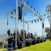 Estructuras Cuadradas de Aleación de Aluminio Ligeras con Capacidad de Carga de 750 kg Diseñadas para Máxima Estabilidad en Festivales de Rock al Aire Libre de Alta Energía