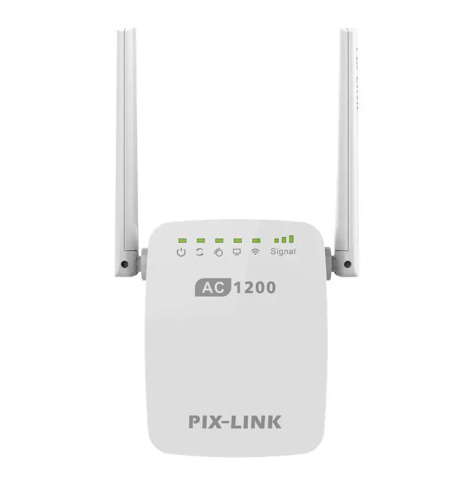 1200M Pix Link 2.4/5G เราเตอร์ตัวขยายช่วงสัญญาณ WiFi repeater ไร้สาย WIFI Extender สัญญาณอินเทอร์เน็ตเสาอากาศเราเตอร์ขนาดเล็ก