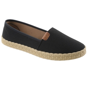 لون مخصص سيدة عدم الانزلاق PVC نعل خفيف تنفس النساء قماش Espadrilles النساء نمط بسيط الأحذية المسطحة - Product Image 1