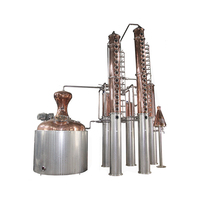 Alambic en cuivre rouge pour distillation – Équipement de distillation d'alcool sur mesure pour la production de whisky, rhum, gin, vodka, brandy et spiritueux