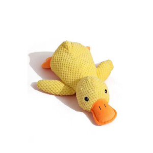 Best Selling <strong>Custom</strong> Eco-Friendly Pet <strong>Squeak</strong> <strong>Toys</strong> Cute <strong>Plush</strong> Duck Durable Fabric <strong>Dog</strong> Chewing <strong>Toys</strong> Interactive Fun Pet Supplies - Product Image 5