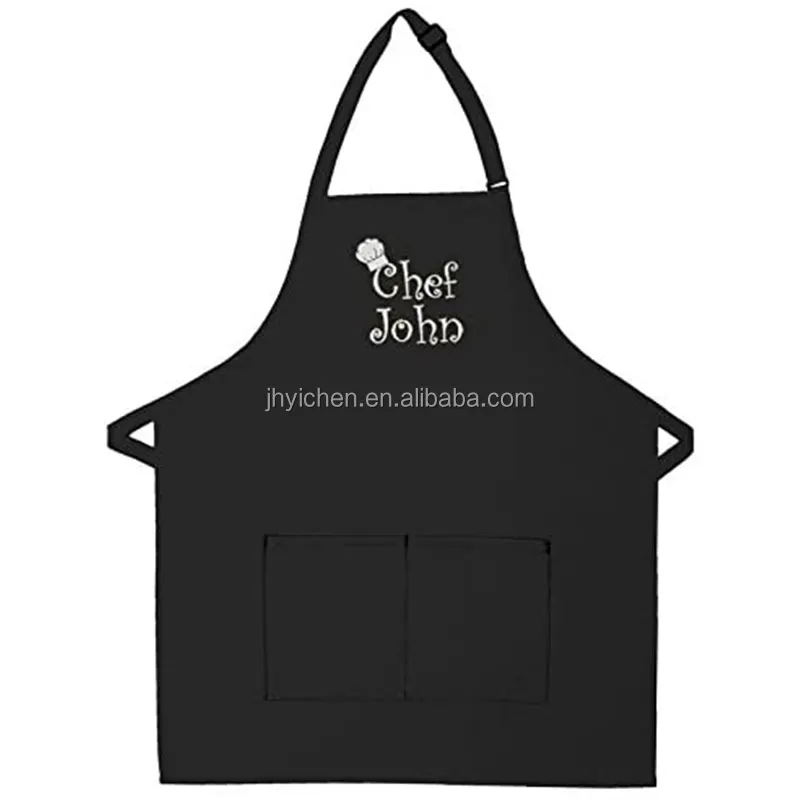 Tablier de jardin de cuisine en PVC de haute qualité pour hommes et femmes tabliers à bretelles réglables avec poches