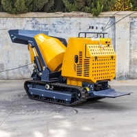 Machine à béton mobile mini diesel/essence portable avec pompe, moteur, boîte de vitesses pour les petites constructions