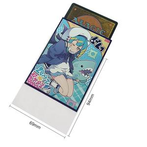 Protège-cartes en plastique pour <span class=keywords><strong>jeu</strong></span> <span class=keywords><strong>de</strong></span> cartes MTG, pochettes pour cartes <span class=keywords><strong>de</strong></span> <span class=keywords><strong>jeu</strong></span>, 69x94 mm, transparentes, mates, pochettes extérieures pour cartes magiques - Product Image 3