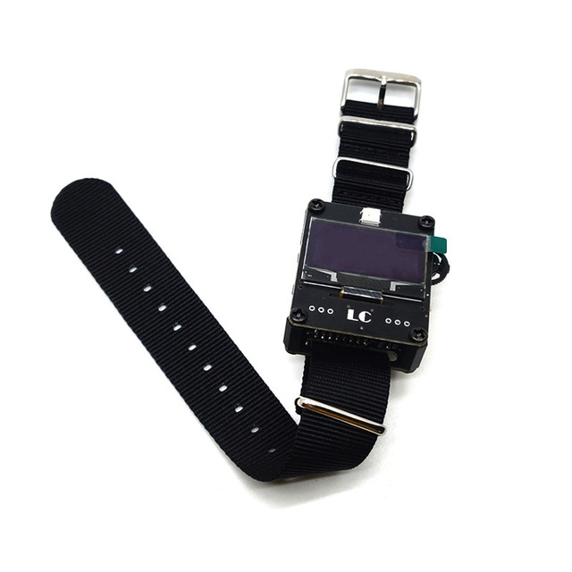 ESP8266 ESP-12 OLED Smart Watch Dev Board Wearable NodeMCU Kit with 12864 Display Programmable