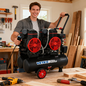 Nhà Máy Bán Buôn 2Km Linh Hoạt Ổ Đĩa Trực Tiếp Nước Bôi Trơn 100% Dầu Miễn Phí Máy Nén Khí Với Tiếng Ồn Thấp 35L Tank 8Bar - Product Image 5