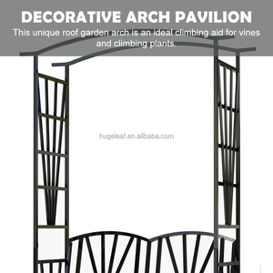 Treillis en métal robuste pour décoration extérieure, résistant à la rouille, pour plantes grimpantes - Product Image 4