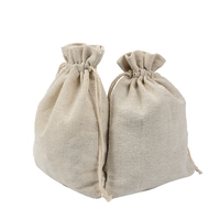Natürliche beige Leinwand Kordel zug Beutel Taschen Taschen Säcke Sachet Taschen für Schmuck Süßigkeiten begünstigt Hochzeit Geburtstags feier
