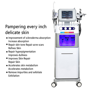 Equipo de gestión de la piel con 12 sondas, lifting facial, ultrasonido ocular e infusión de nutrientes para todo tipo de piel, uso en salones y spas - Product Image 1