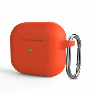 Funda protectora de silicona a prueba de golpes con llavero, cubierta anticolisión con recubrimiento de goma <span class=keywords><strong>para</strong></span> <span class=keywords><strong>Airpods</strong></span> 3, 2022 - Product Image 2