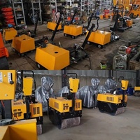 Mini-compacteur routier manuel à double tambour avec pompe hydraulique, moteur et roulement – Composants essentiels à vendre