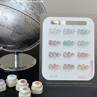 Nouveau Kit de Vernis Gel Scintillant Effet Bonbon 12 Couleurs 2026 pour Salon de Manucure, Gel UV Effet Lentille 12ml, Marque Privée