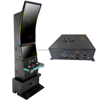 Desain baru Premium 43 "+ 23.8" obral Jarak Bebas melengkung jendela 90 hari mesin keterampilan Game Arcade