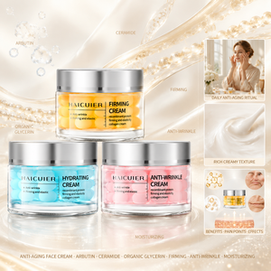 Özel Logo Minimum Sipariş Adedi 100 Kore Anti-Aging Kırışıklık Karşıtı Sıkılaştırıcı Nemlendirici Organik Gliserinli Yüz Kremi Kadınlar İçin Güzellik - Product Image 1