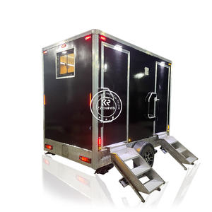 Baños Prefabricados de Fibra de Vidrio de Lujo 2025, Baños Móviles Versátiles Personalizados para Exteriores, Remolque de Baño para Eventos - Product Image 2