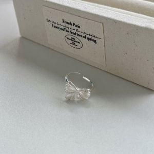 Dylam <b>Dainty</b> 925 Sterling Silver Fine Fashion Fade Free Rhodium Plated Open Adjustable Bow-Knot <b>Dainty</b> Women Jewelry <b>Rings</b> - Product Image 6