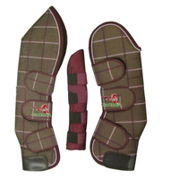 Fournisseur équestre de haute qualité Équipement équestre Logo personnalisé Protection des jambes en polyester 600D Bottes de voyage pour chevaux